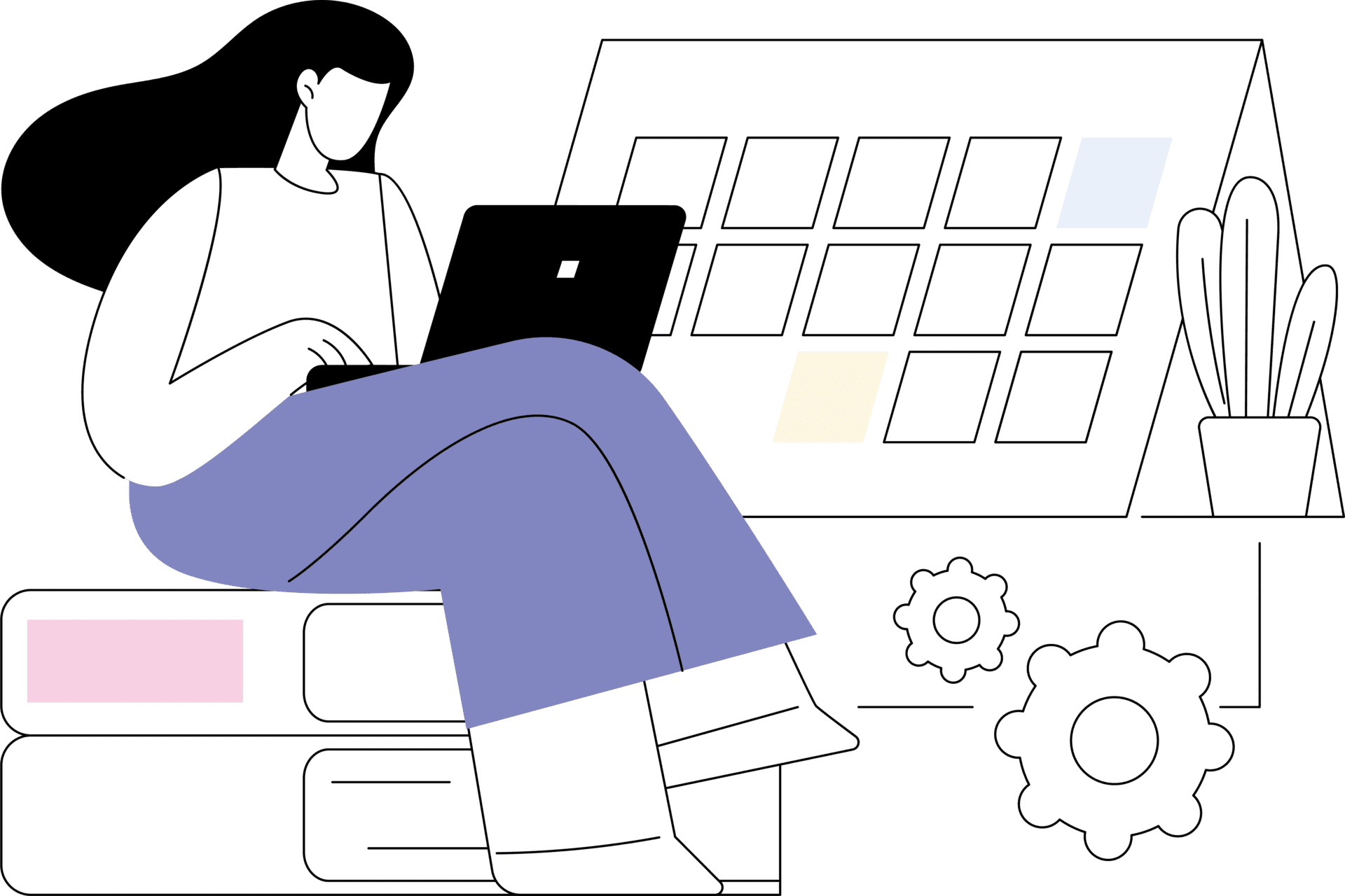 Girl planning education