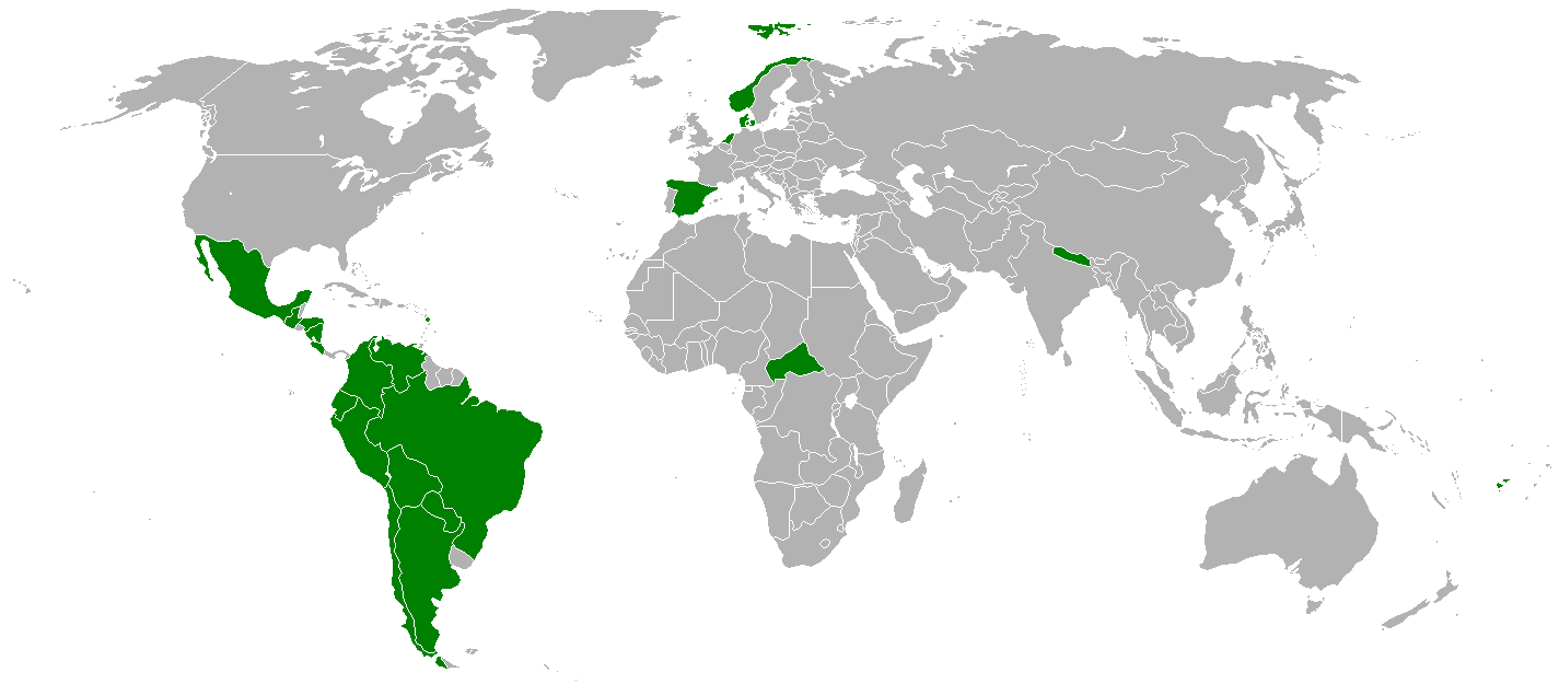Kart over ILO-land